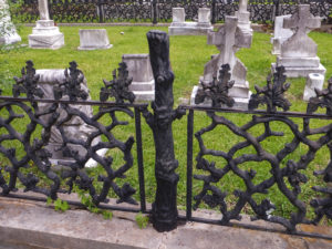 Tree Post of Wrought Iron